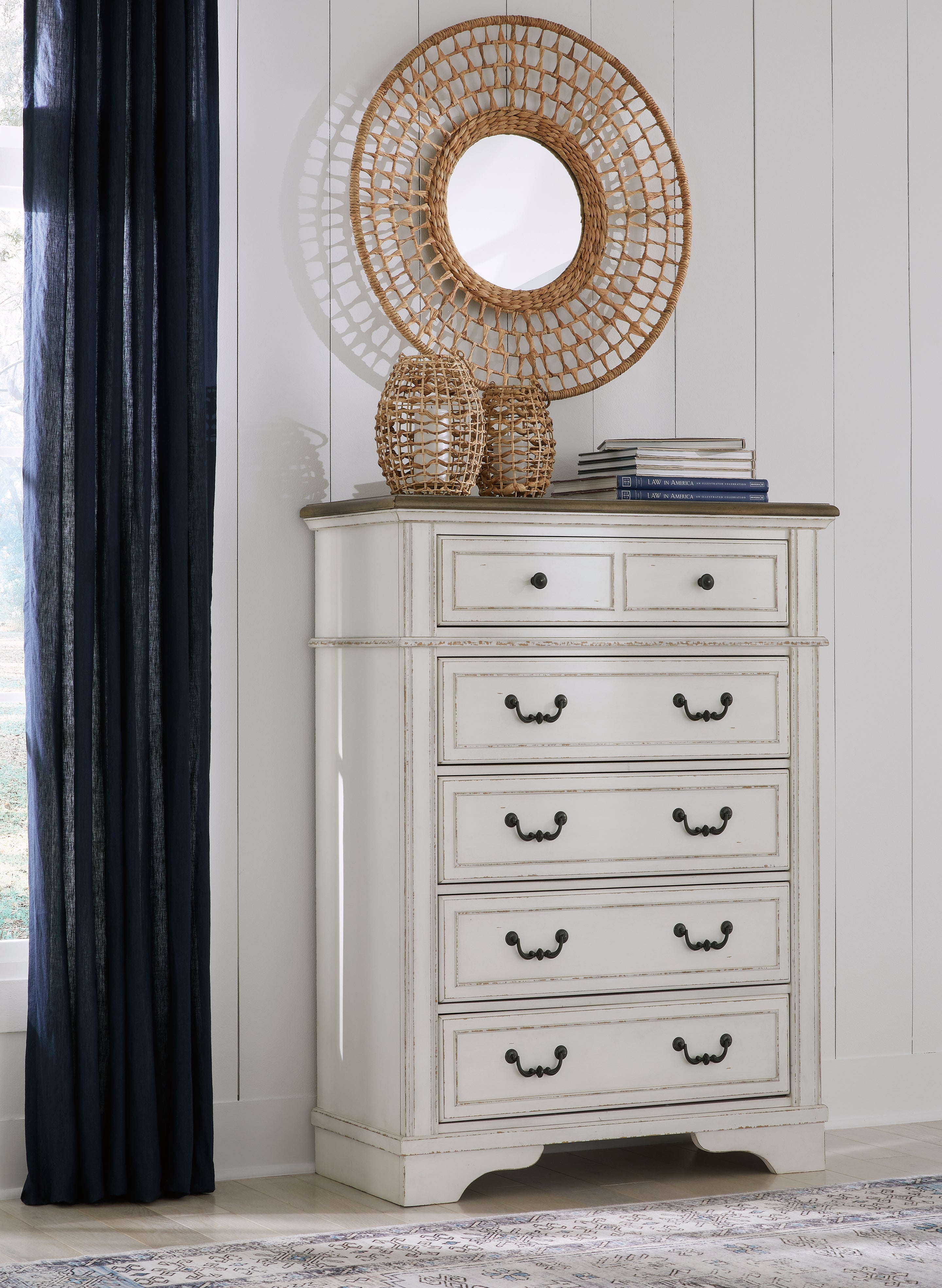 Family Deals Furniture - Ashley Furniture - Blendon Bedroom - Five Drawer Chest / Two-tone - B747-46