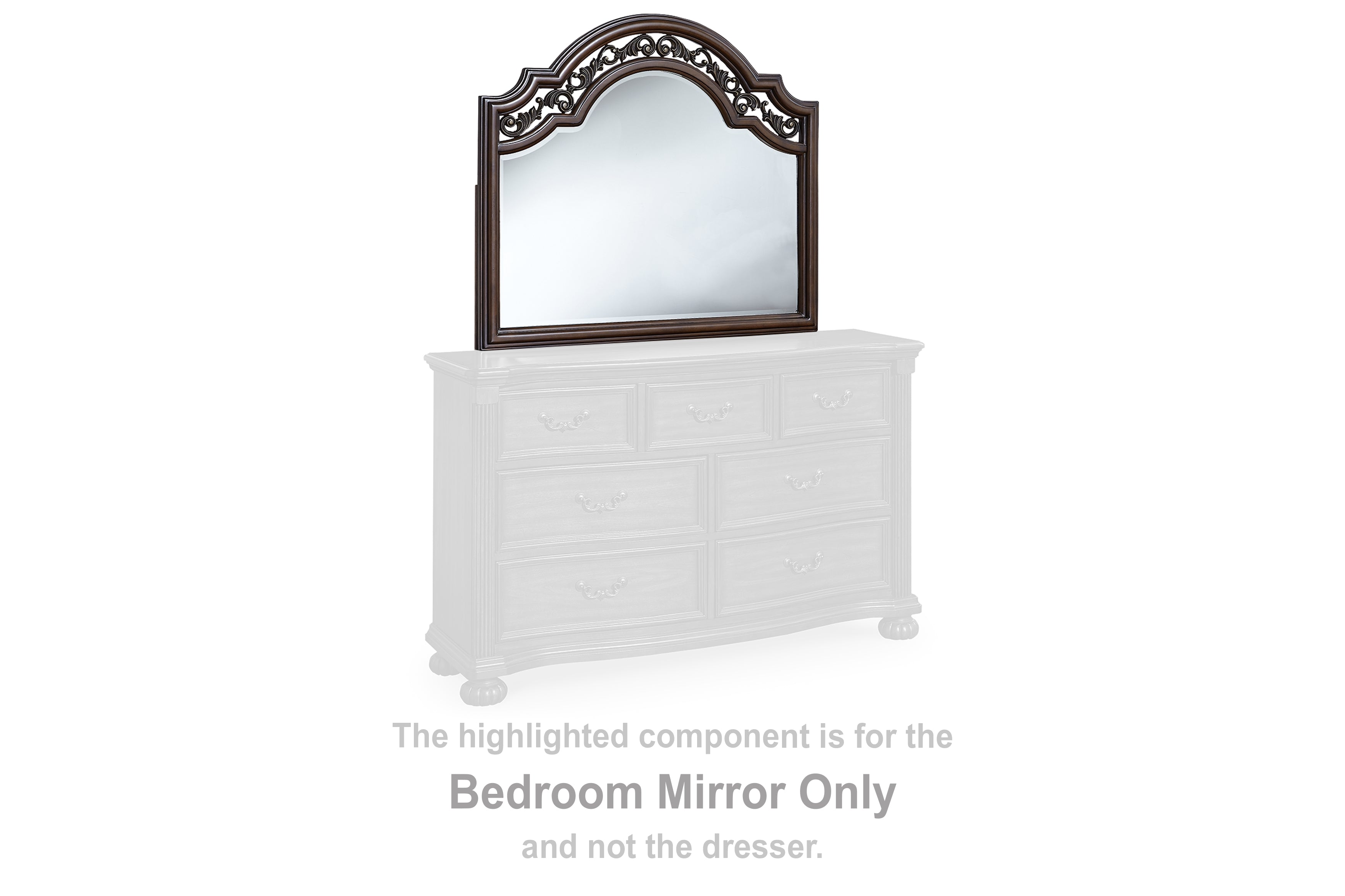 Family Deals Furniture - Ashley Furniture - Lavinton Bedroom - Bedroom Mirror / Brown - B764-36
