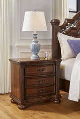 Family Deals Furniture - Ashley Furniture - Lavinton Bedroom - King Poster Bed / Brown - B764B9