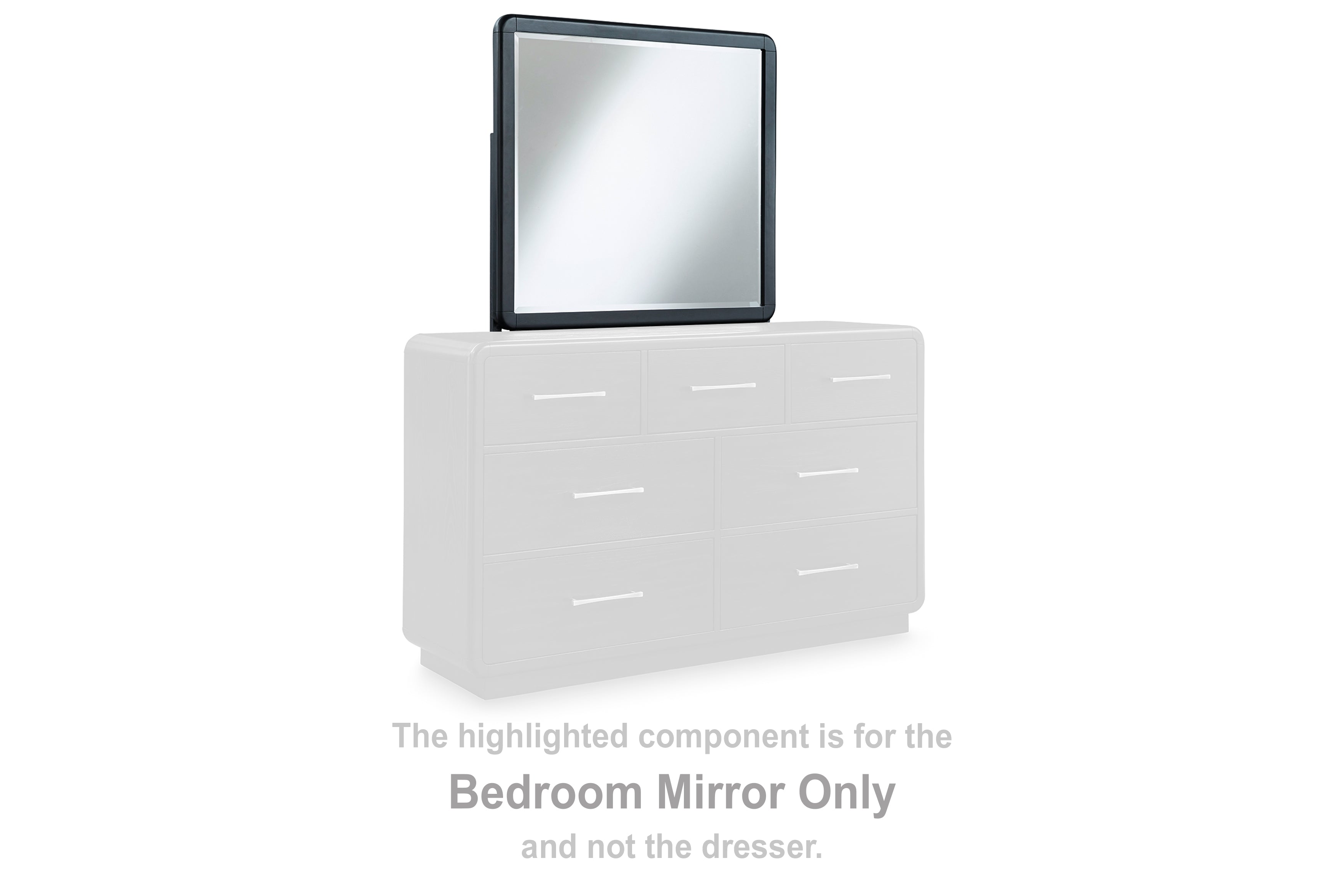 Family Deals Furniture - Ashley Furniture - Rowanbeck Bedroom - Bedroom Mirror / Black - B821-36