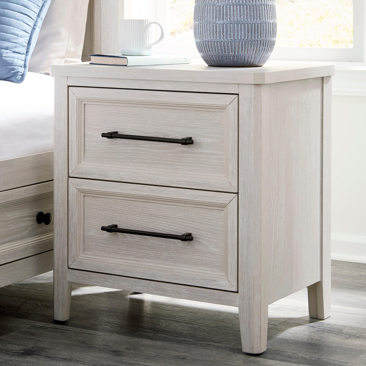 Family Deals Furniture - Ashley Furniture - Darbonton Bedroom - Two Drawer Night Stand - PCB853-92