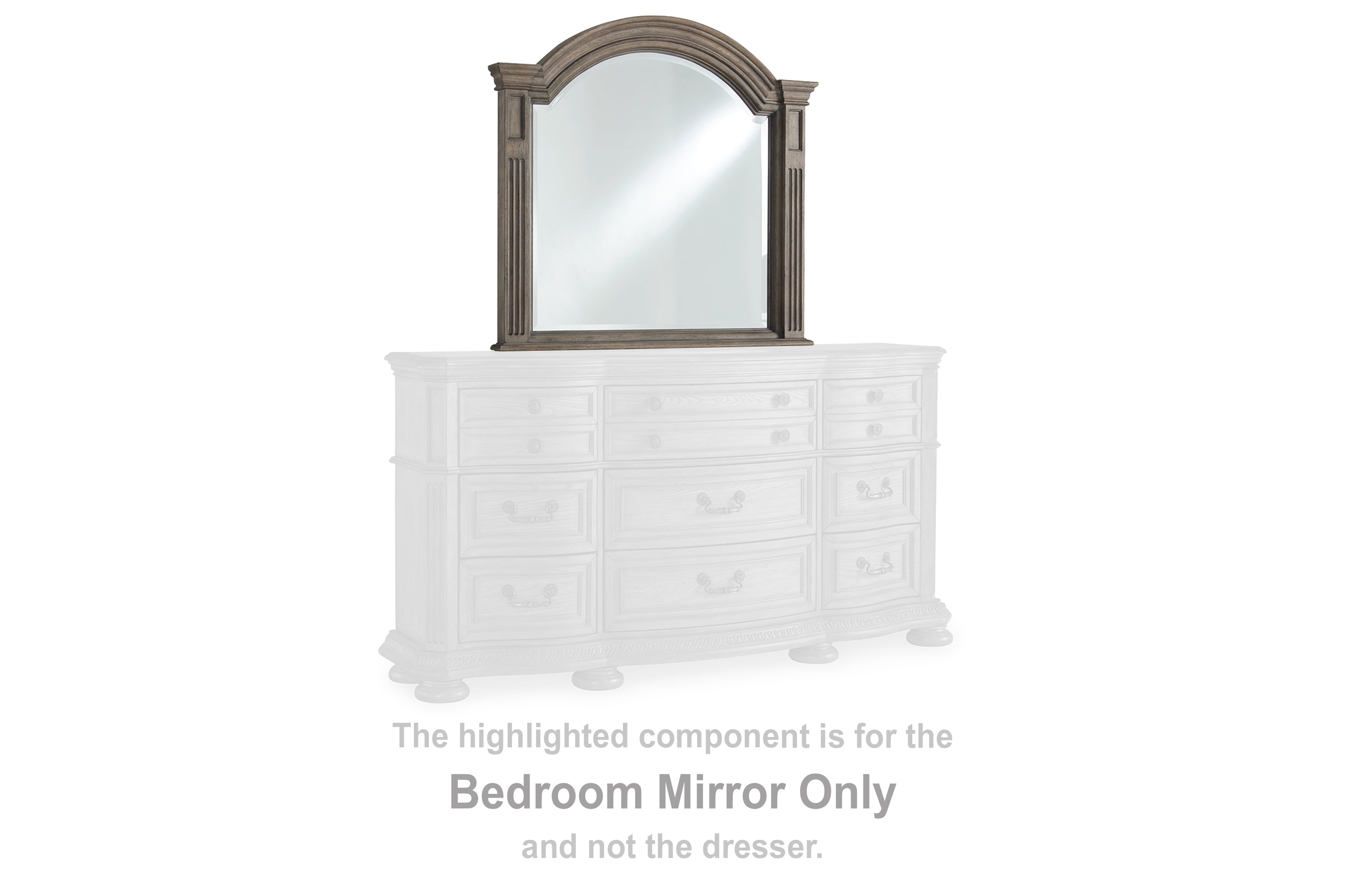 Family Deals Furniture - Ashley Furniture - Ardenfield Bedroom - Bedroom Mirror / Light Brown - B944-36
