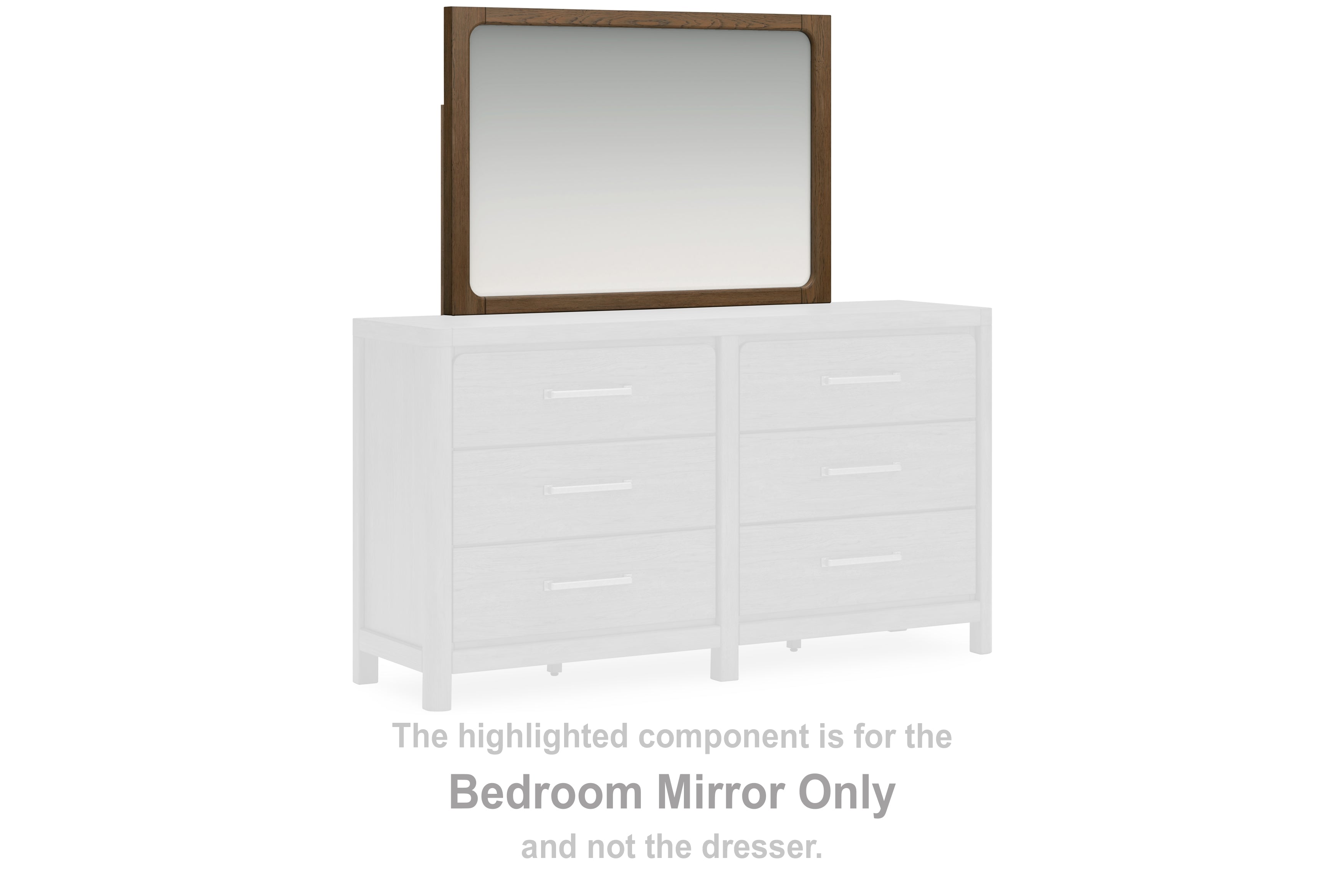 Family Deals Furniture - Ashley Furniture - Cabalynn Bedroom - Bedroom Mirror / Light Brown - B974-36