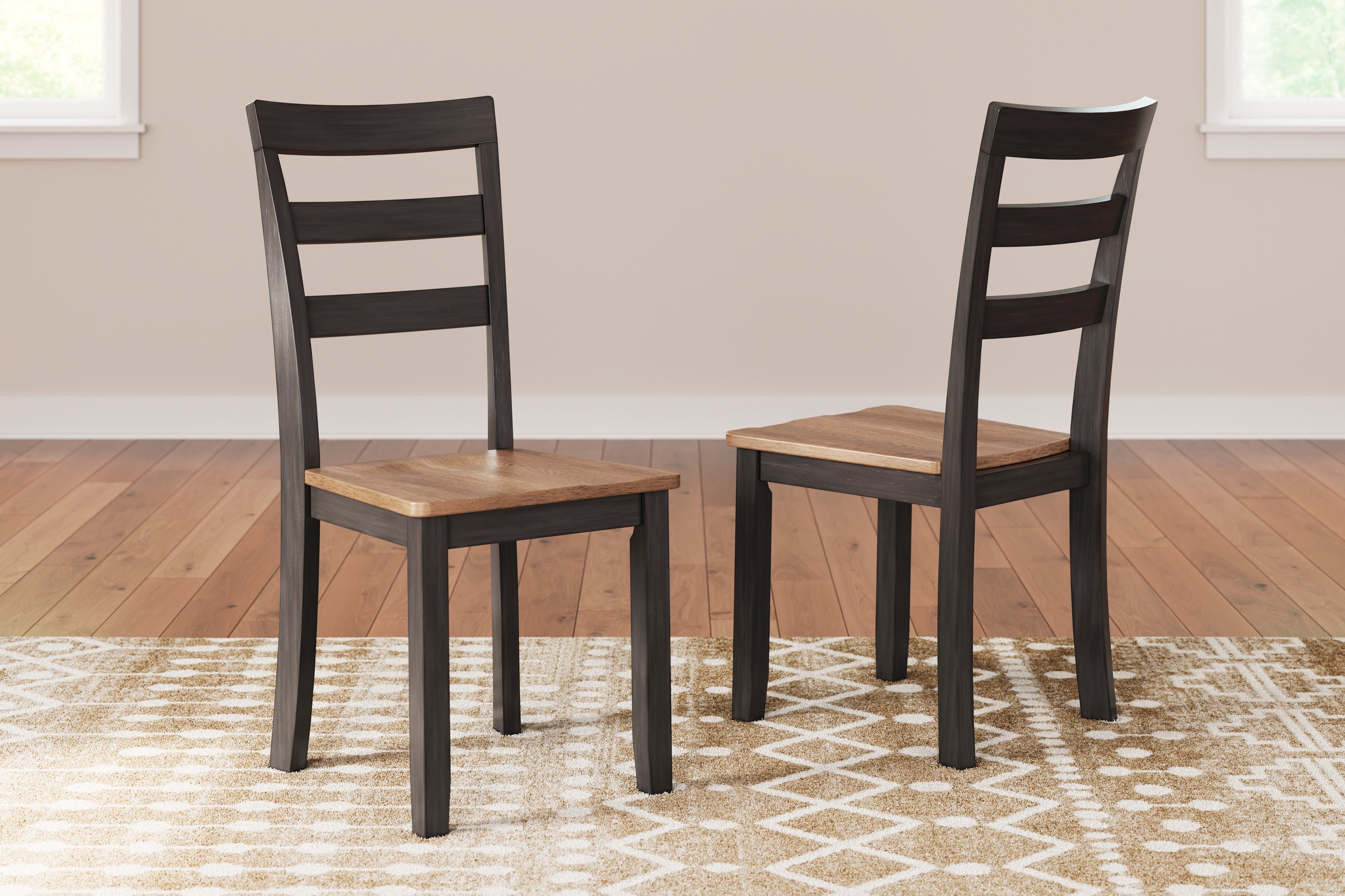 Family Deals Furniture - Ashley Furniture - Gesthaven Dining Room - Dining Chair (Set of 2) / Natural/Brown - D396-01X2