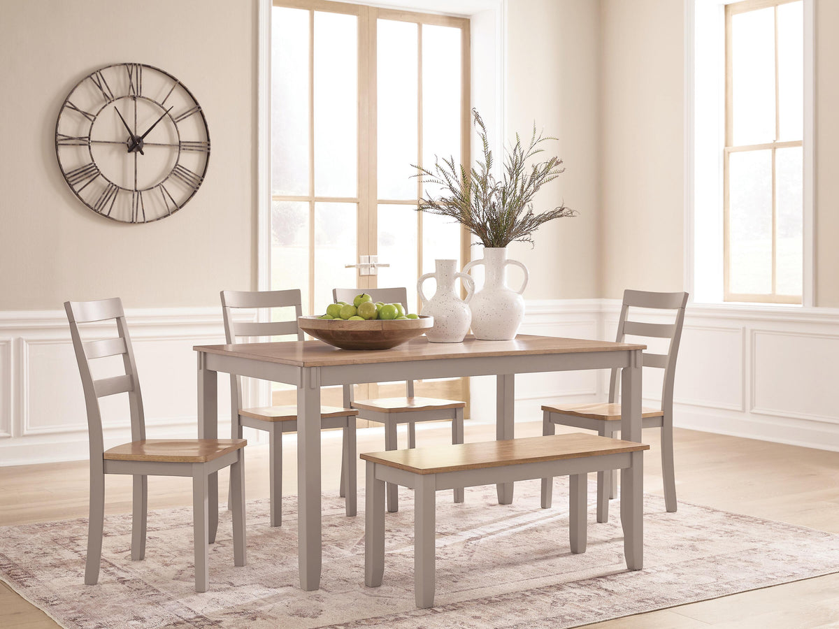 Family Deals Furniture - Ashley Furniture - Harperfeld Dining Room - Dining Room Table Set (6/CN) - PCD403-325