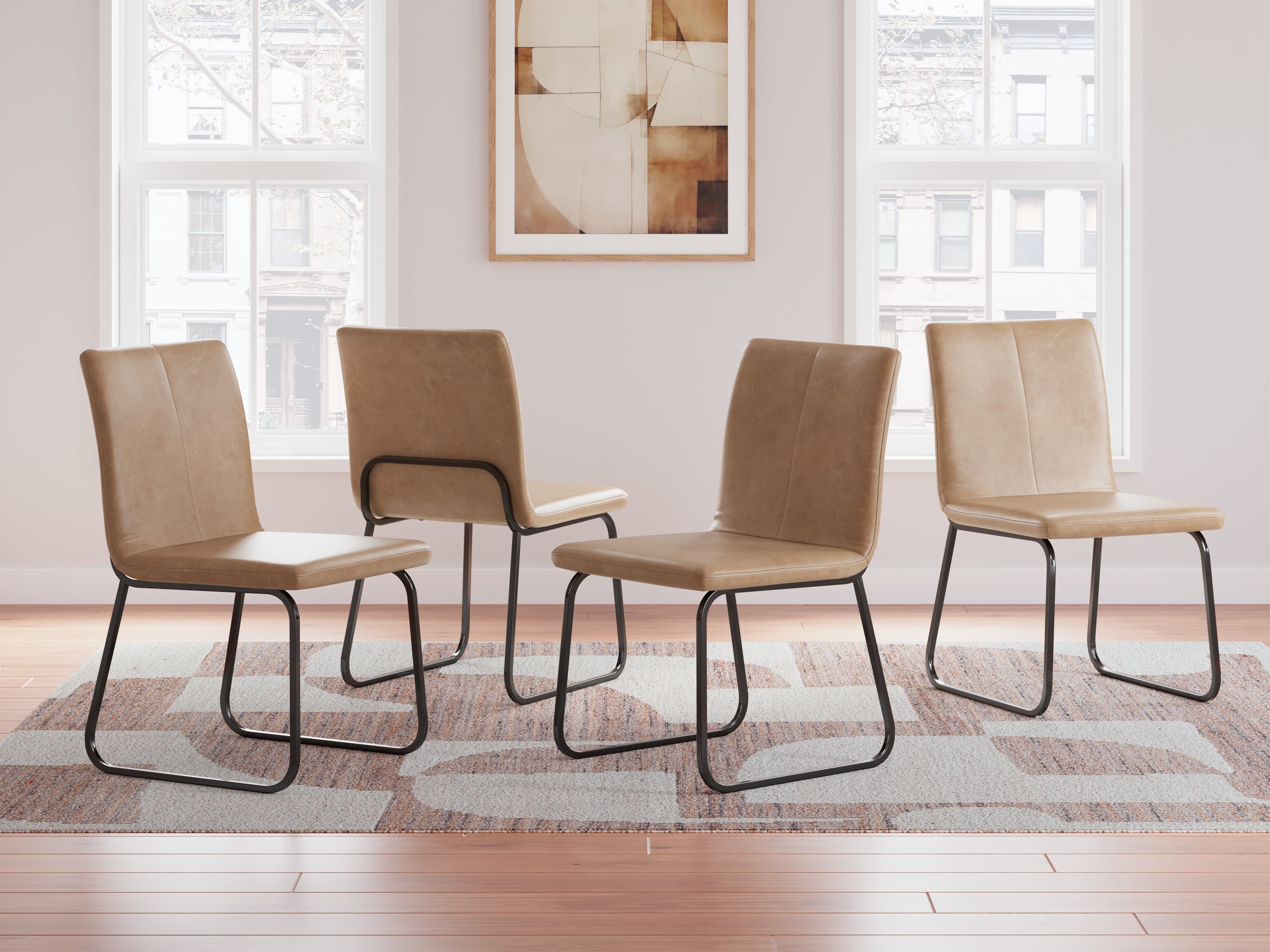 Family Deals Furniture - Ashley Furniture - Pharwynn Dining Room - Dining Chair (Set of 4) / Multi - D446-02X4