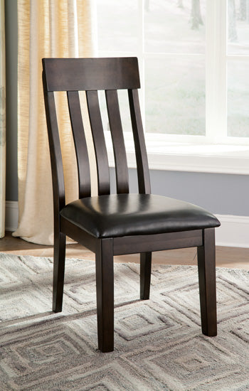 Family Deals Furniture - Ashley Furniture - Haddigan Dining Room - Dining Chair (Set of 2) / Dark Brown - D596-01X2