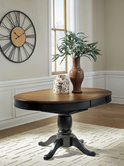 Family Deals Furniture - Ashley Furniture - Clorazi Dining Room - Oval DRM Butterfly EXT Table - PCD619-48