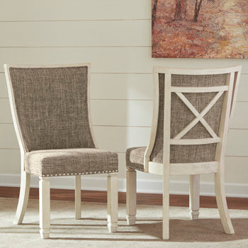 Family Deals Furniture - Ashley Furniture - Bolanburg Dining Room - Dining Chair (Set of 2) / Two-tone - D647-02X2