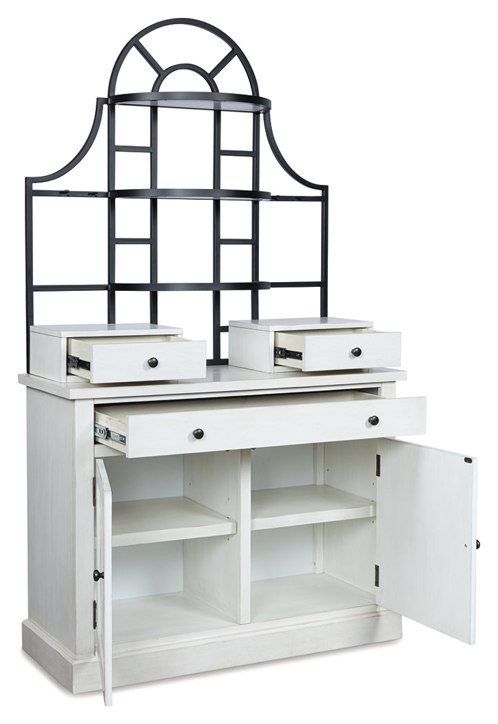 Family Deals Furniture - Ashley Furniture - Greddinton Baker's Rack - Baker's Rack / White - PCD824D1