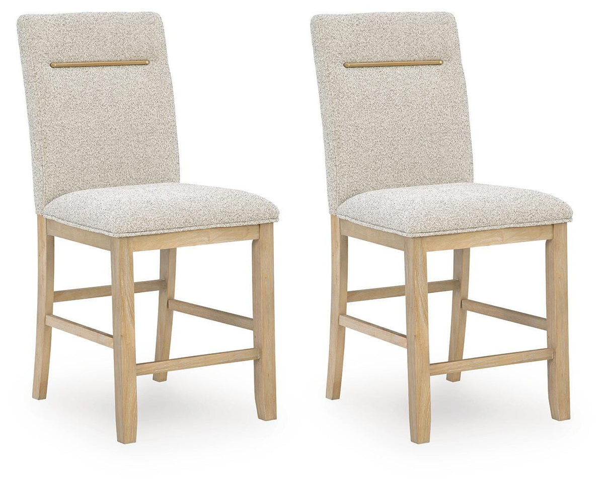 Family Deals Furniture - Ashley Furniture - Lasinger Dining Room - Counter Height Barstool (Set of 2) - PCD852-124X2
