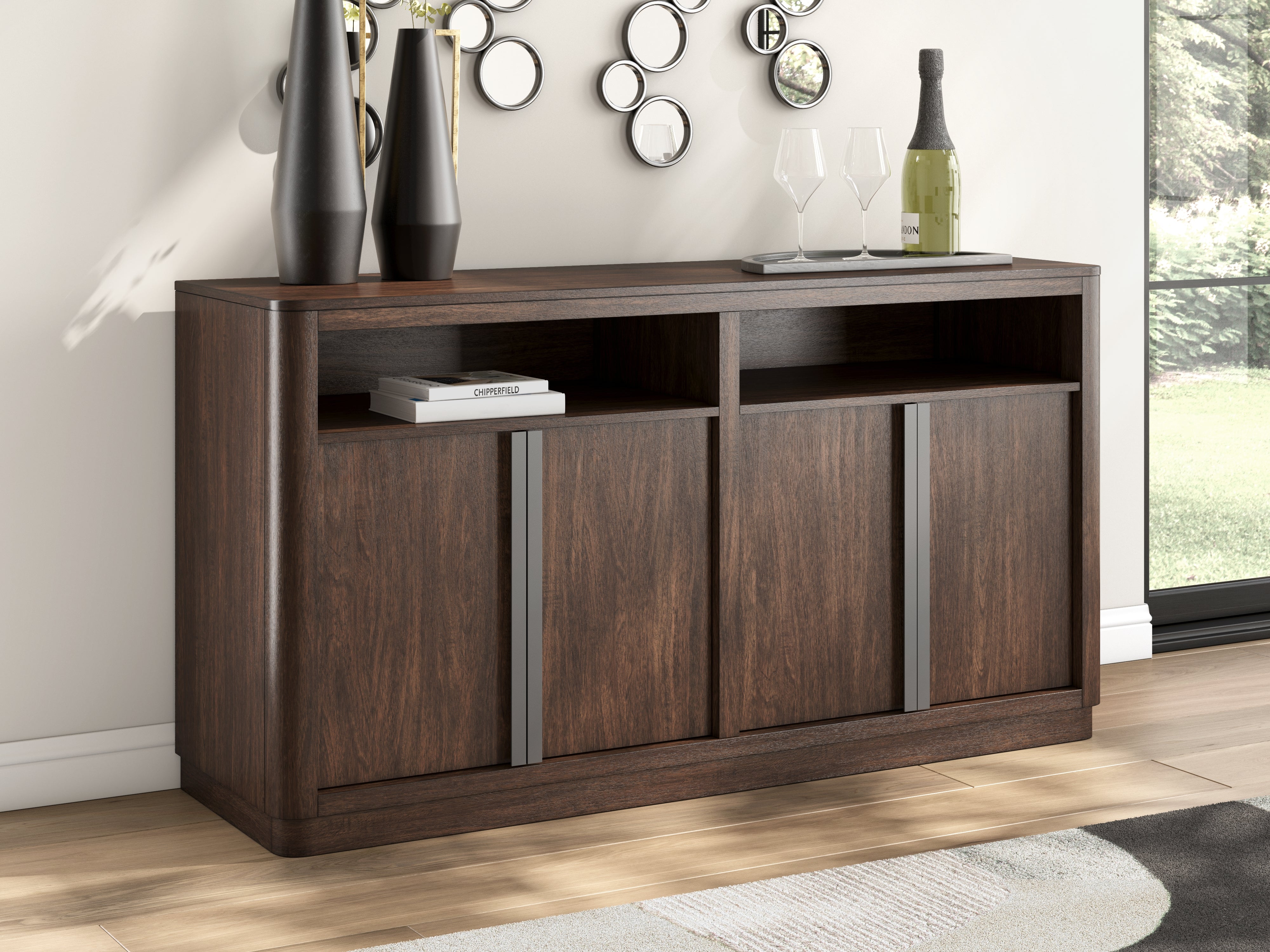 Family Deals Furniture - Ashley Furniture - Dilenno Dining Server - Dining Room Server / Dark Brown - PCD857-60