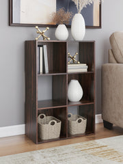 Family Deals Furniture - Ashley Furniture - Glosmount Six Cube Organizer - Six Cube Organizer / Cherry/Light Brown - EA1055-3X2