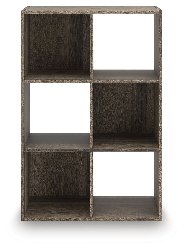 Family Deals Furniture - Ashley Furniture - Shallifer Six Cube Organizer - Six Cube Organizer / Brown - EA1104-3X2
