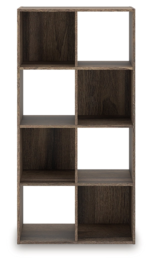 Family Deals Furniture - Ashley Furniture - Shallifer Eight Cube Organizer - Eight Cube Organizer / Brown - EA1104-4X2