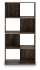 Family Deals Furniture - Ashley Furniture - Shallifer Eight Cube Organizer - Eight Cube Organizer / Brown - EA1104-4X2