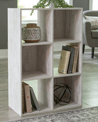 Family Deals Furniture - Ashley Furniture - Paxberry Six Cube Organizer - Six Cube Organizer / Whitewash - EA1811-3X2