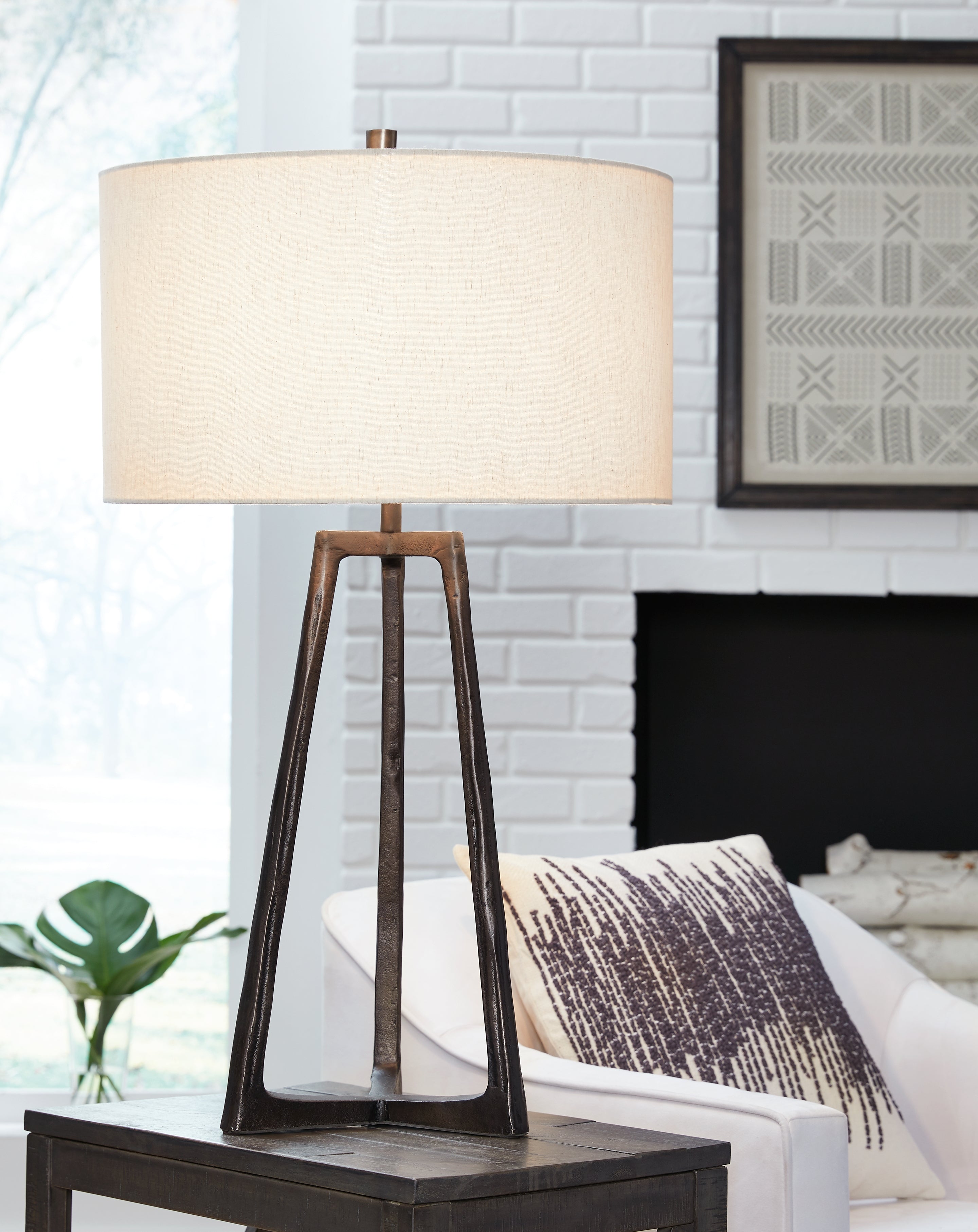 Family Deals Furniture - Ashley Furniture - Ryandale Lighting - Table Lamp (Set of 2) / Antique Black - L208344X2