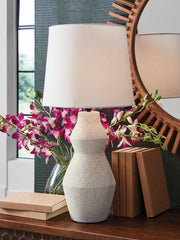 Family Deals Furniture - Ashley Furniture - Dawthorne Lighting - Paper Table Lamp (1/CN) / Cream - L236034