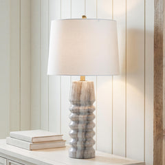Family Deals Furniture - Ashley Furniture - Desmont Lighting - Marble Table Lamp (1/CN) - L428974