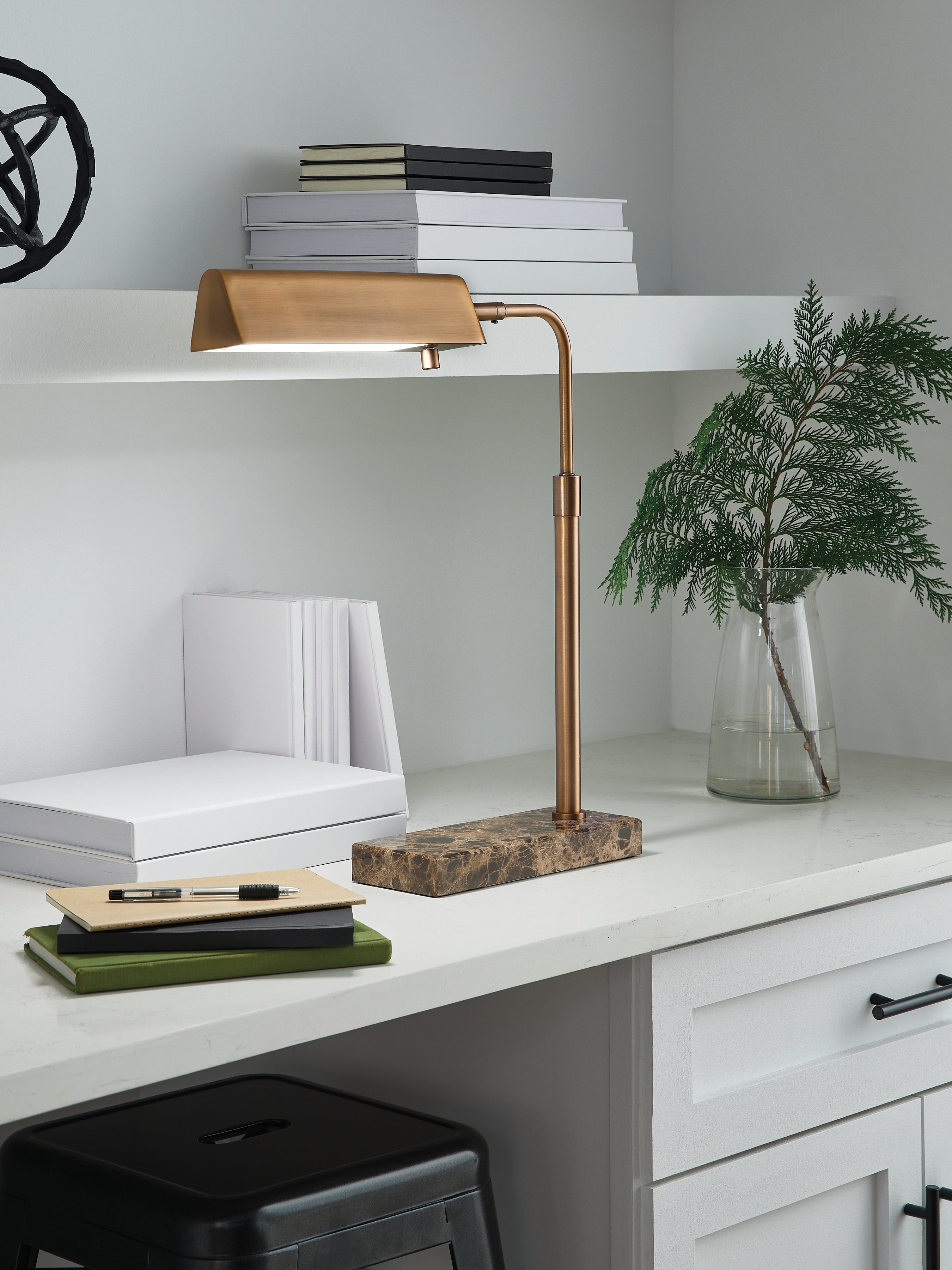 Family Deals Furniture - Ashley Furniture - Yafe Lighting - Metal Desk Lamp (1/CN) - L734412