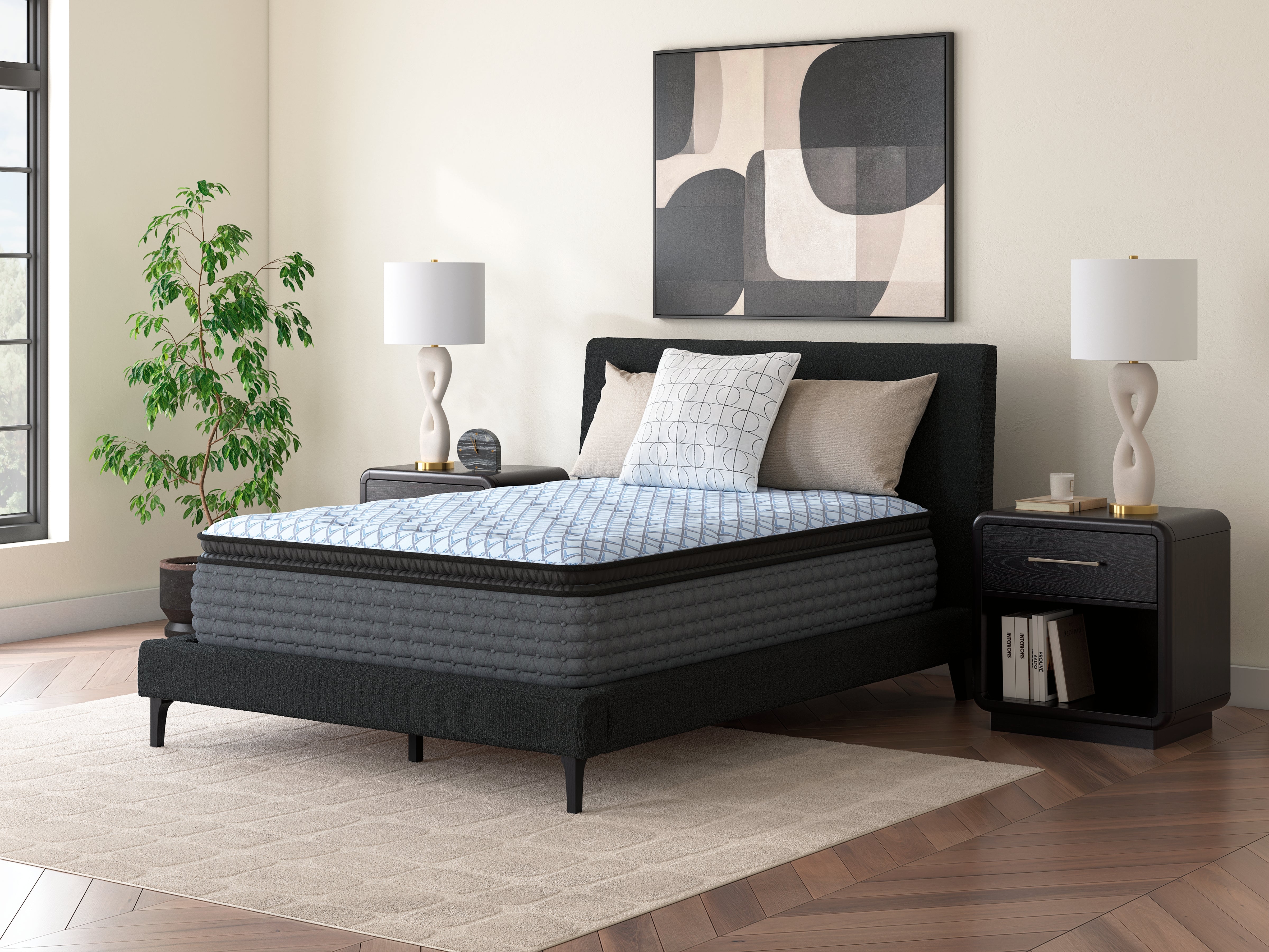 Family Deals Furniture - Ashley Furniture - Destin Cove PT Mattresses - Twin / Blue - M33211