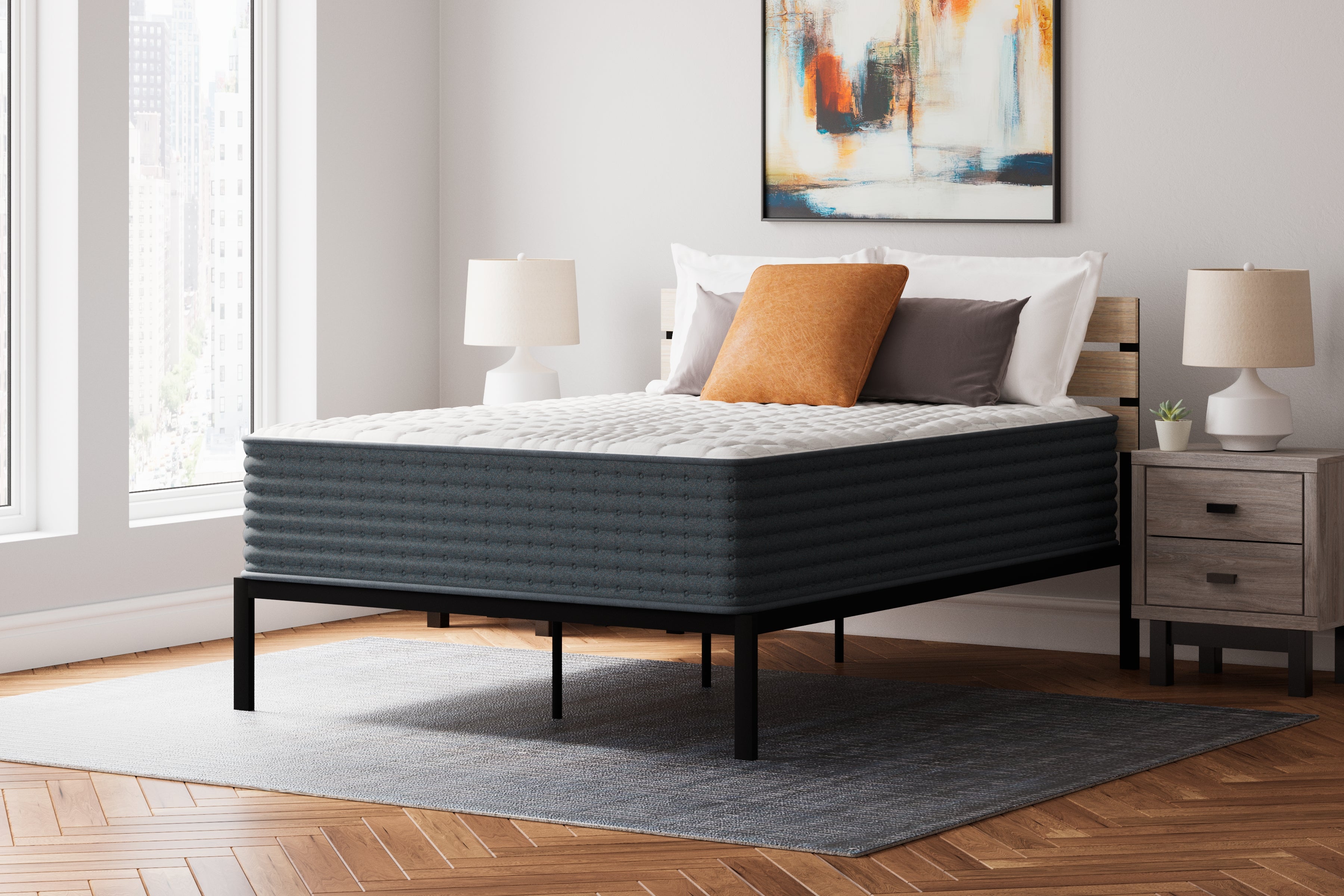 Family Deals Furniture - Ashley Furniture - Hybrid 1400 Mattresses - King / White - M43741