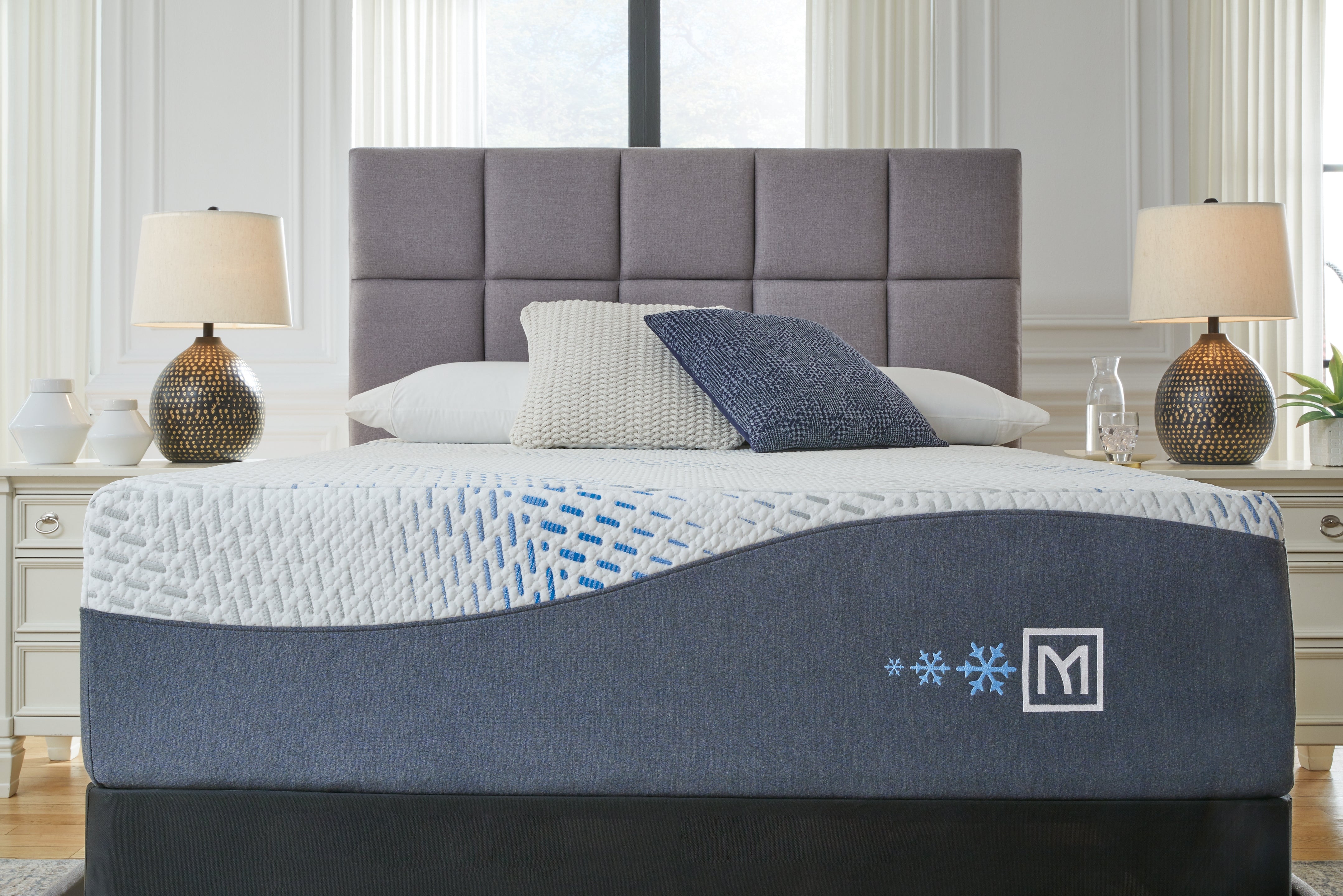 Family Deals Furniture - Ashley Furniture - Millennium Luxury Plush Gel Latex Hybrid Mattresses - California King / White - M50851
