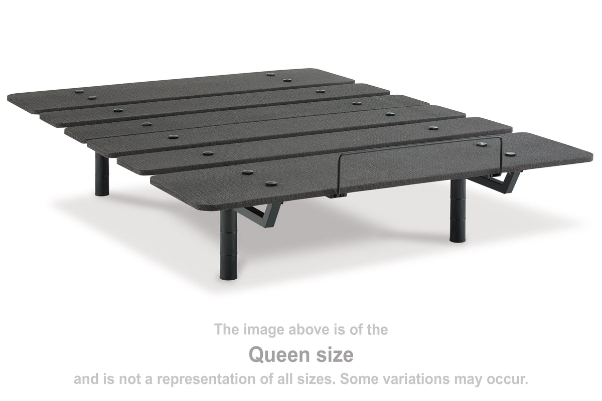 Family Deals Furniture - Ashley Furniture - Cosmic Power Base Full Adjustable Base - Full Adjustable Base / Black - M8X222