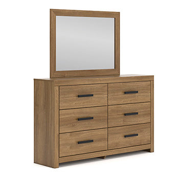 Family Deals Furniture - Ashley Furniture - Broachmyn Bedroom - Six Drawer Dresser / Auburn - PCB1116-31