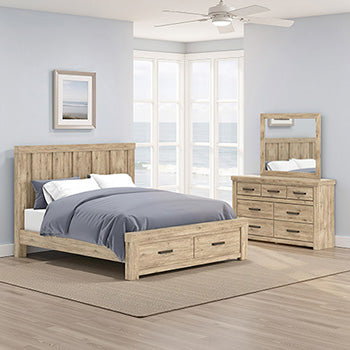 Family Deals Furniture - Ashley Furniture - Oliandon Bedroom - Bedroom Mirror / Light Brown - PCB2844-36