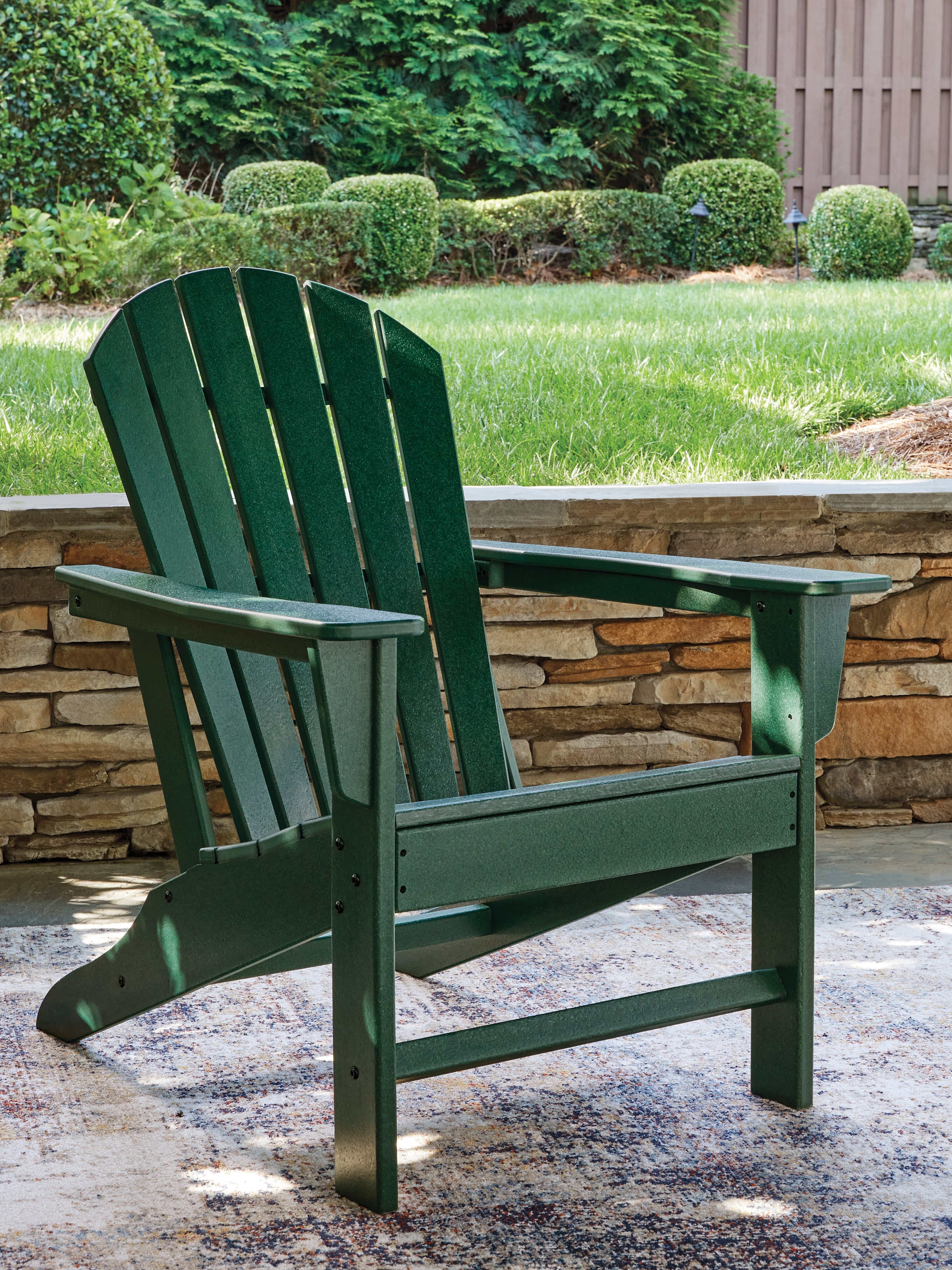 Family Deals Furniture - Ashley Furniture - Sundown Shores Outdoor - Adirondack Chair / Green - PCP007-898