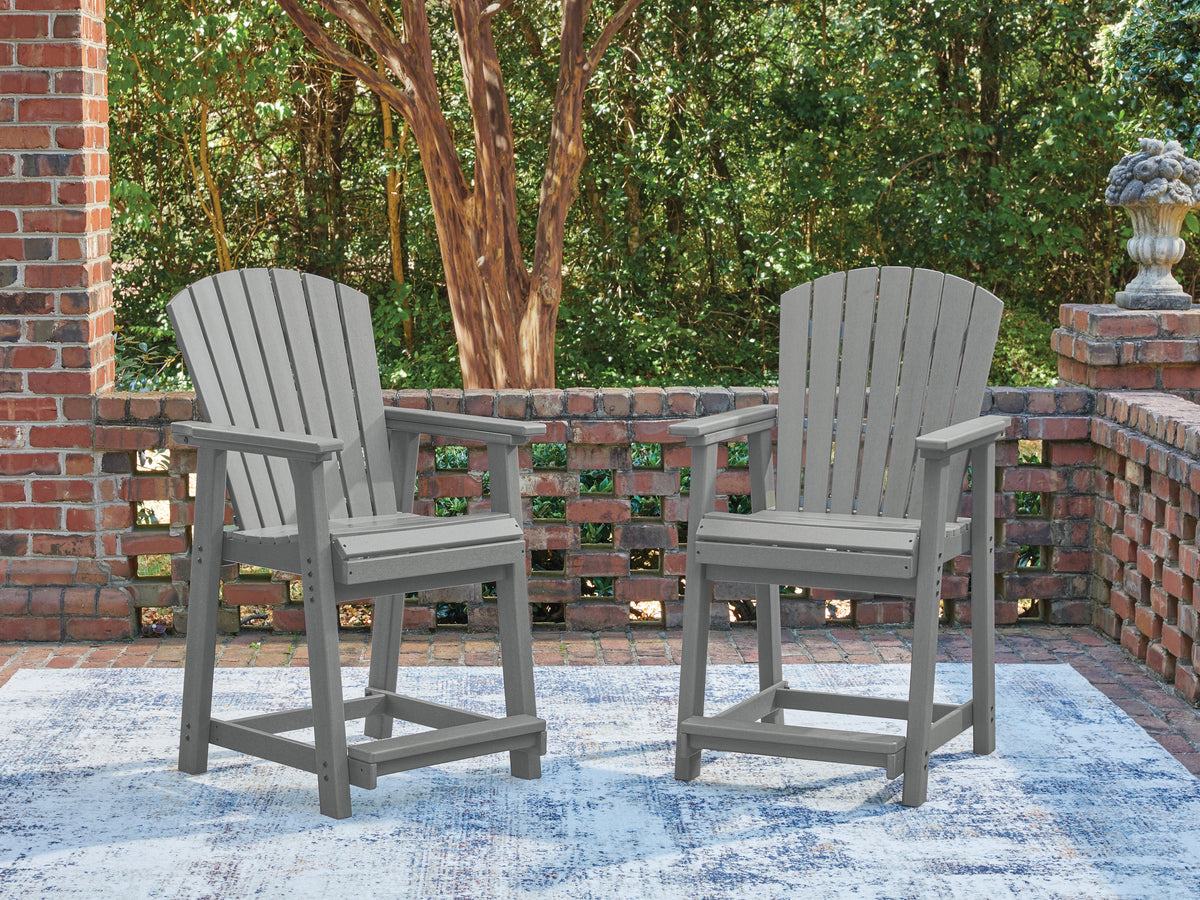 Family Deals Furniture - Ashley Furniture - Sanctuary Beach Outdoor - Barstool (Set of 2) - PCP227-124