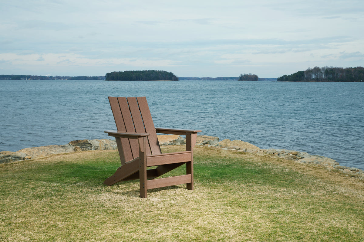 Family Deals Furniture - Ashley Furniture - Emmeline Outdoor - Adirondack Chair / Brown - P420-898