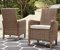 Family Deals Furniture - Ashley Furniture - Beachcroft Outdoor - 5-Piece Outdoor Sectional / Black/Light Gray - P792P6