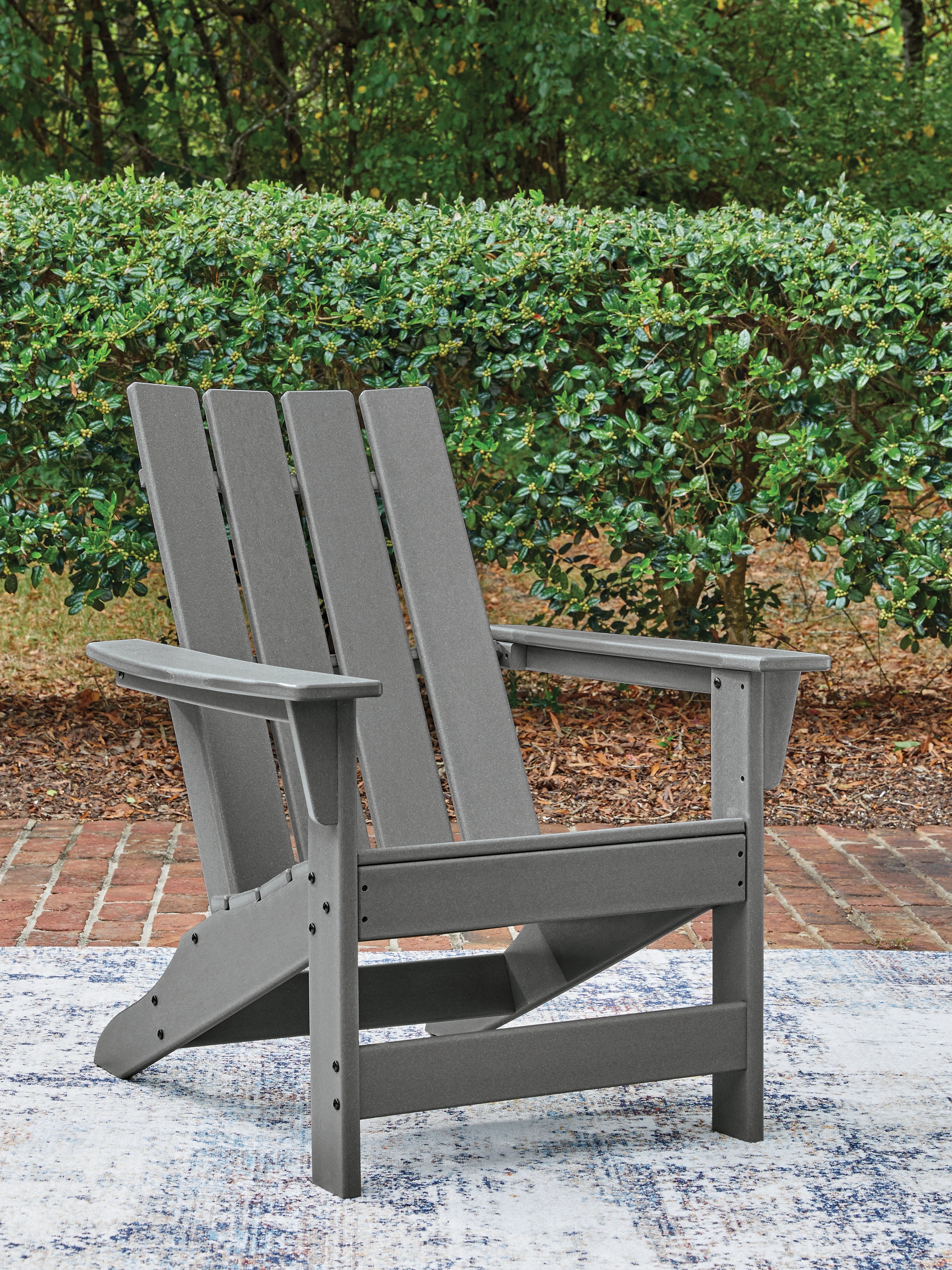Family Deals Furniture - Ashley Furniture - Cove Beach Outdoor - Adirondack Chair / Gray - PCP803-898