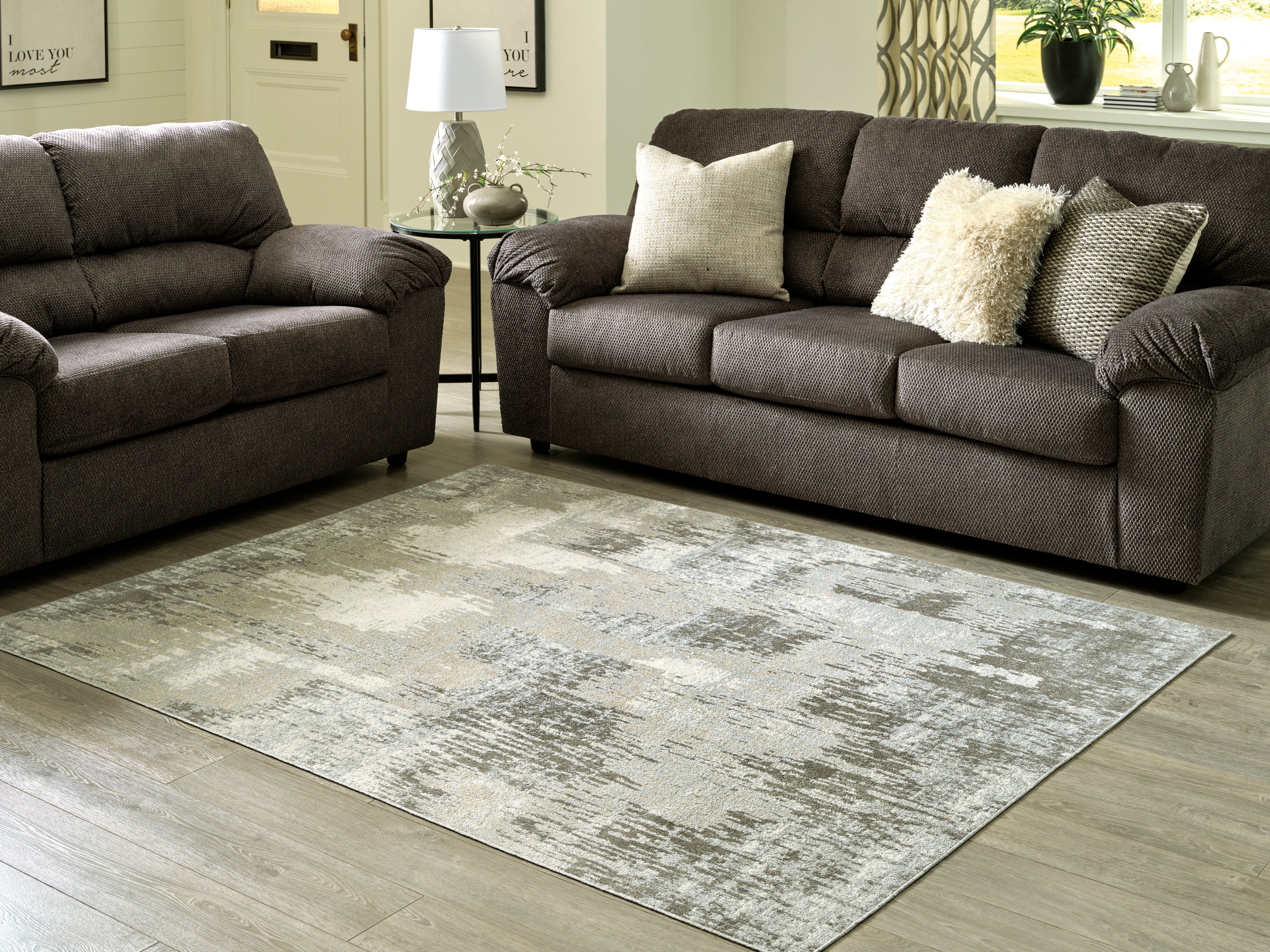 Family Deals Furniture - Ashley Furniture - Arriston Rug - 7'10" x 10' Washable Rug / Multi - R405561