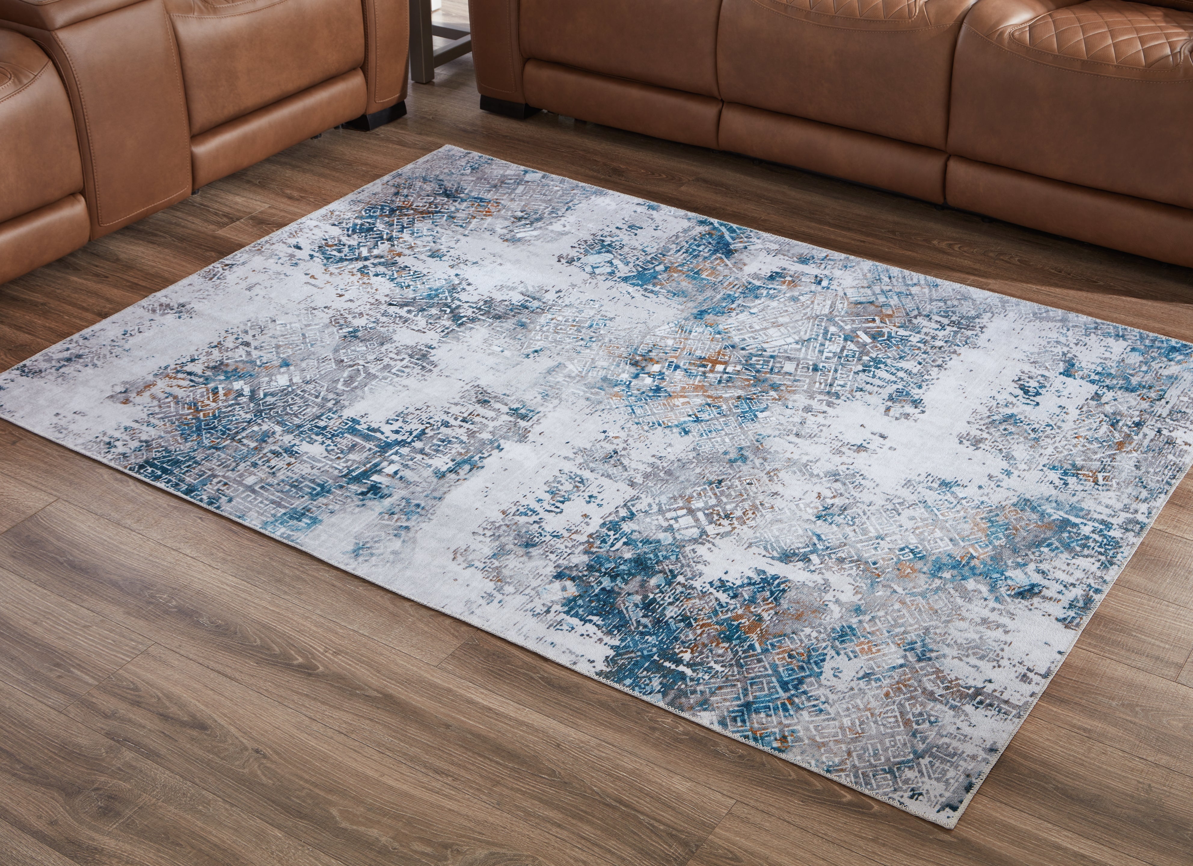 Family Deals Furniture - Ashley Furniture - Garyard Rug - 5' x 7' Washable Rug / Multi - R405772