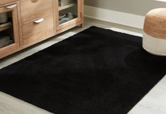 Family Deals Furniture - Ashley Furniture - Anaben Rug - 8' x 10'1" Washable Rug / Black - R406311