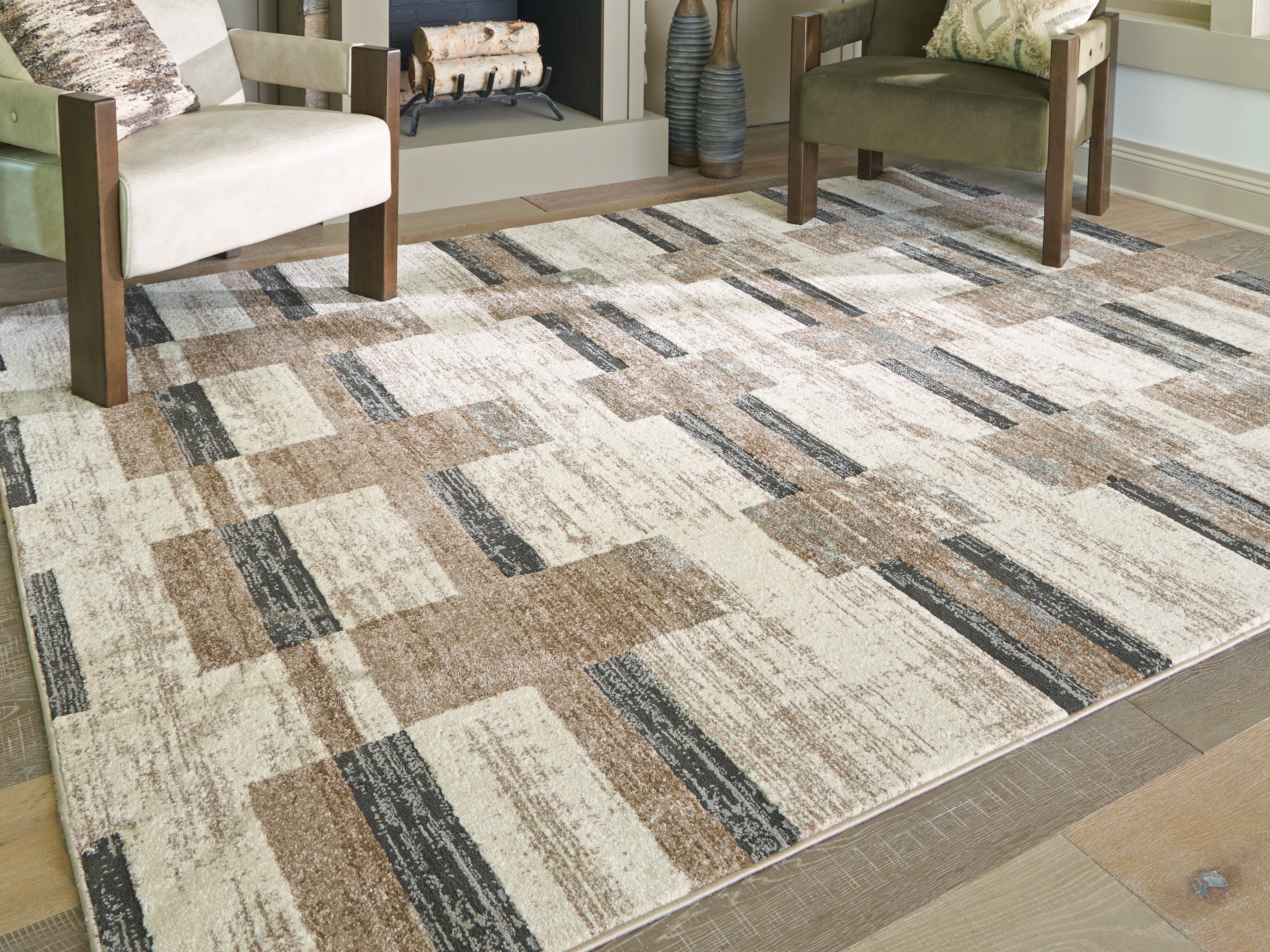 Family Deals Furniture - Ashley Furniture - Alstone Rug - 7'10" x 10' Area Rug / Multi - R407731