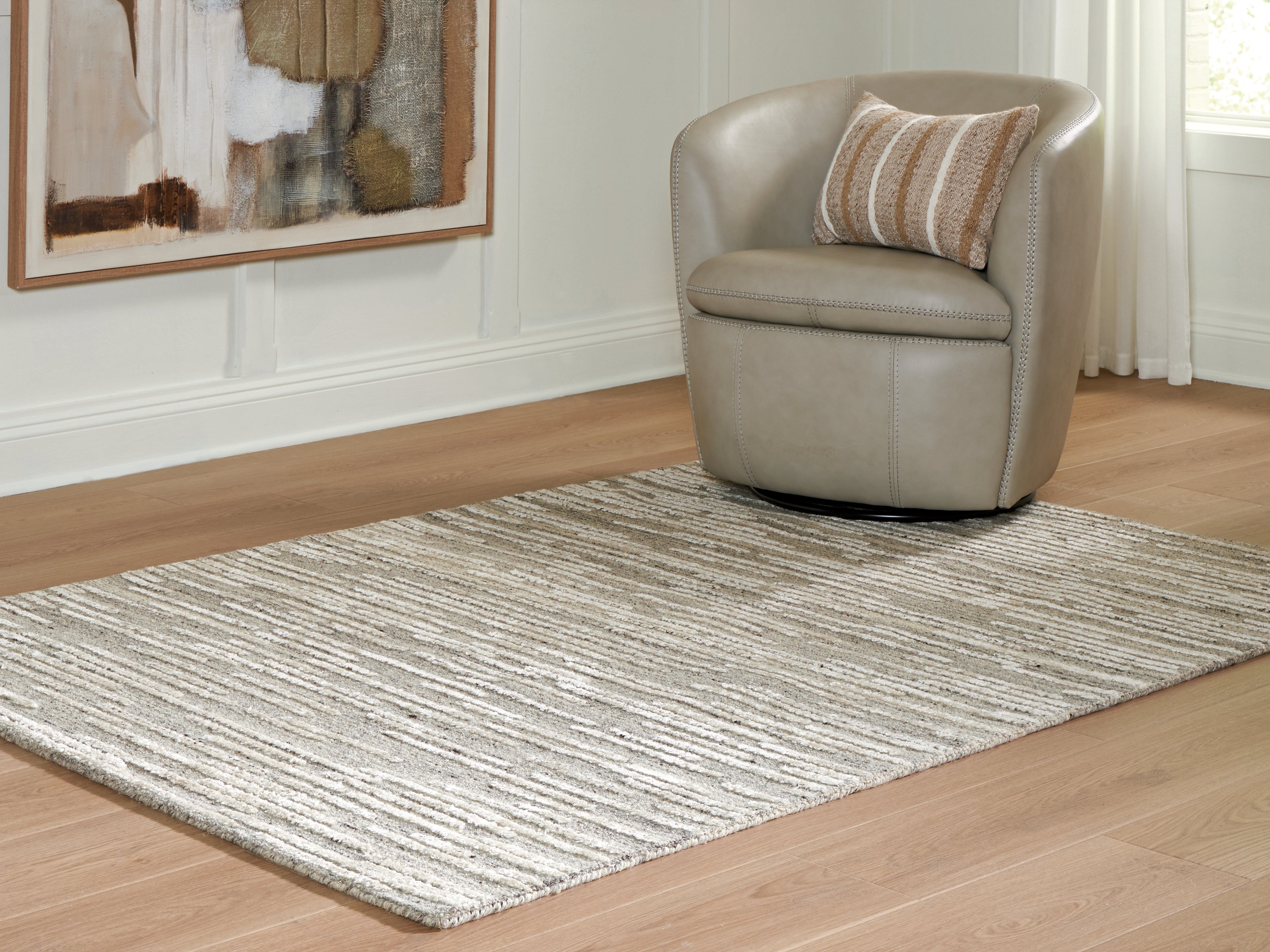 Family Deals Furniture - Ashley Furniture - Eljory Rug - Medium Rug / Gray - R408202
