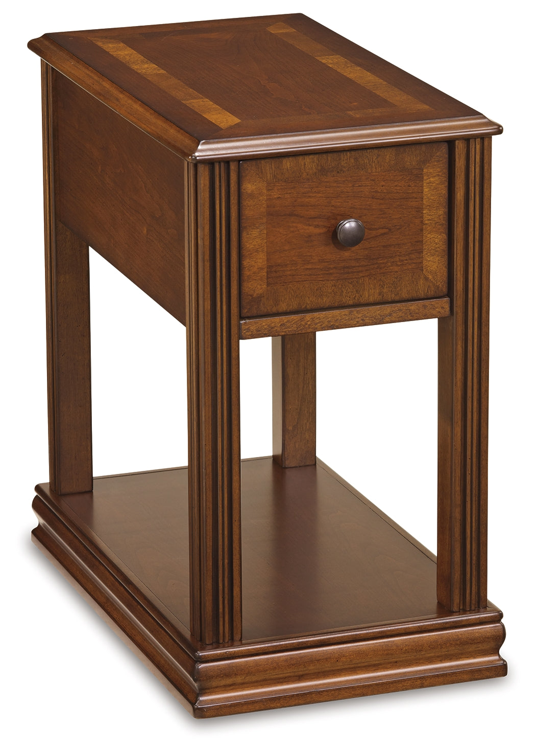 Family Deals Furniture - Ashley Furniture - Breegin Chairside End Table - Chair Side End Table / Brown - T007-527