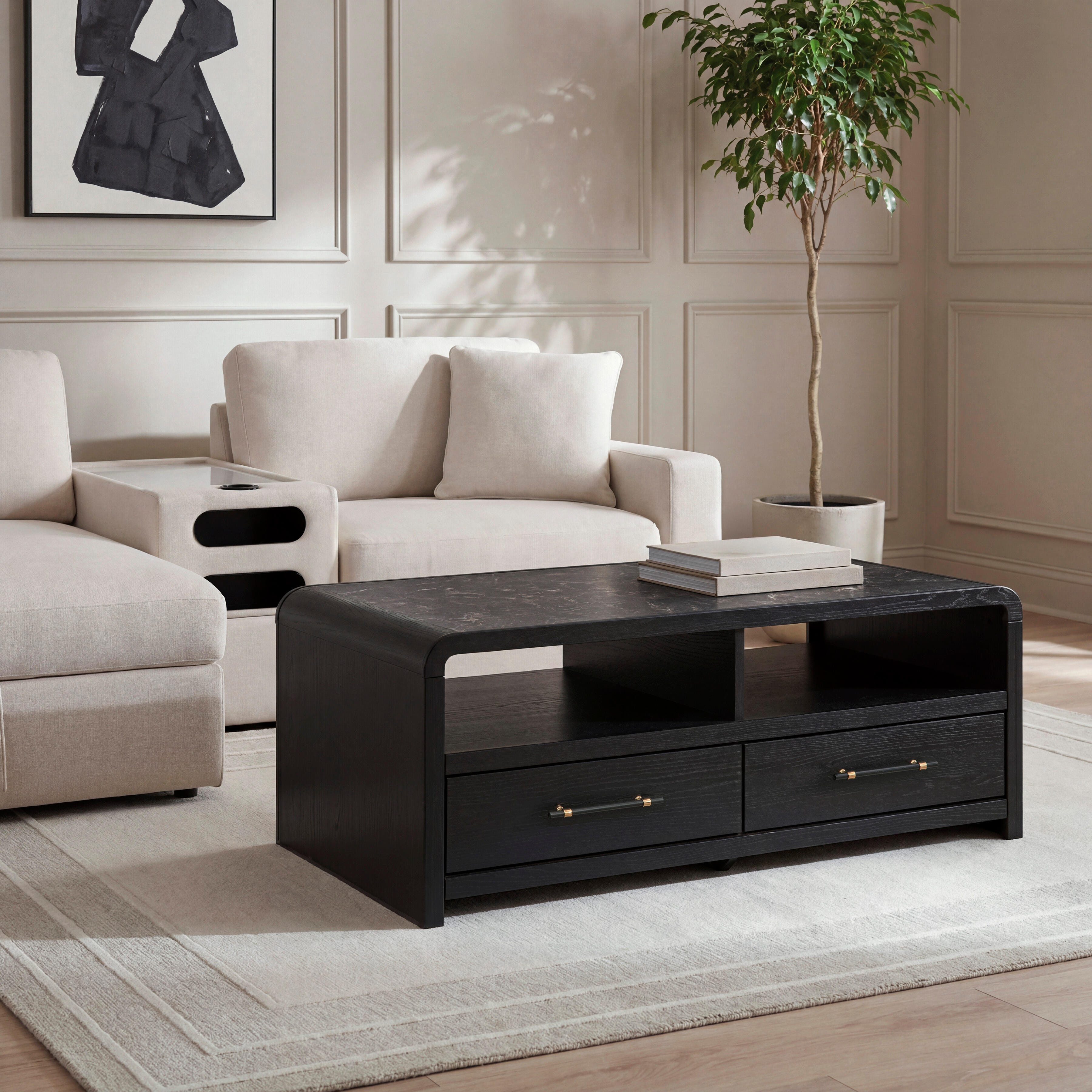 Family Deals Furniture - Ashley Furniture - Clanden Coffee Table - Rectangular Cocktail Table - T1540-1
