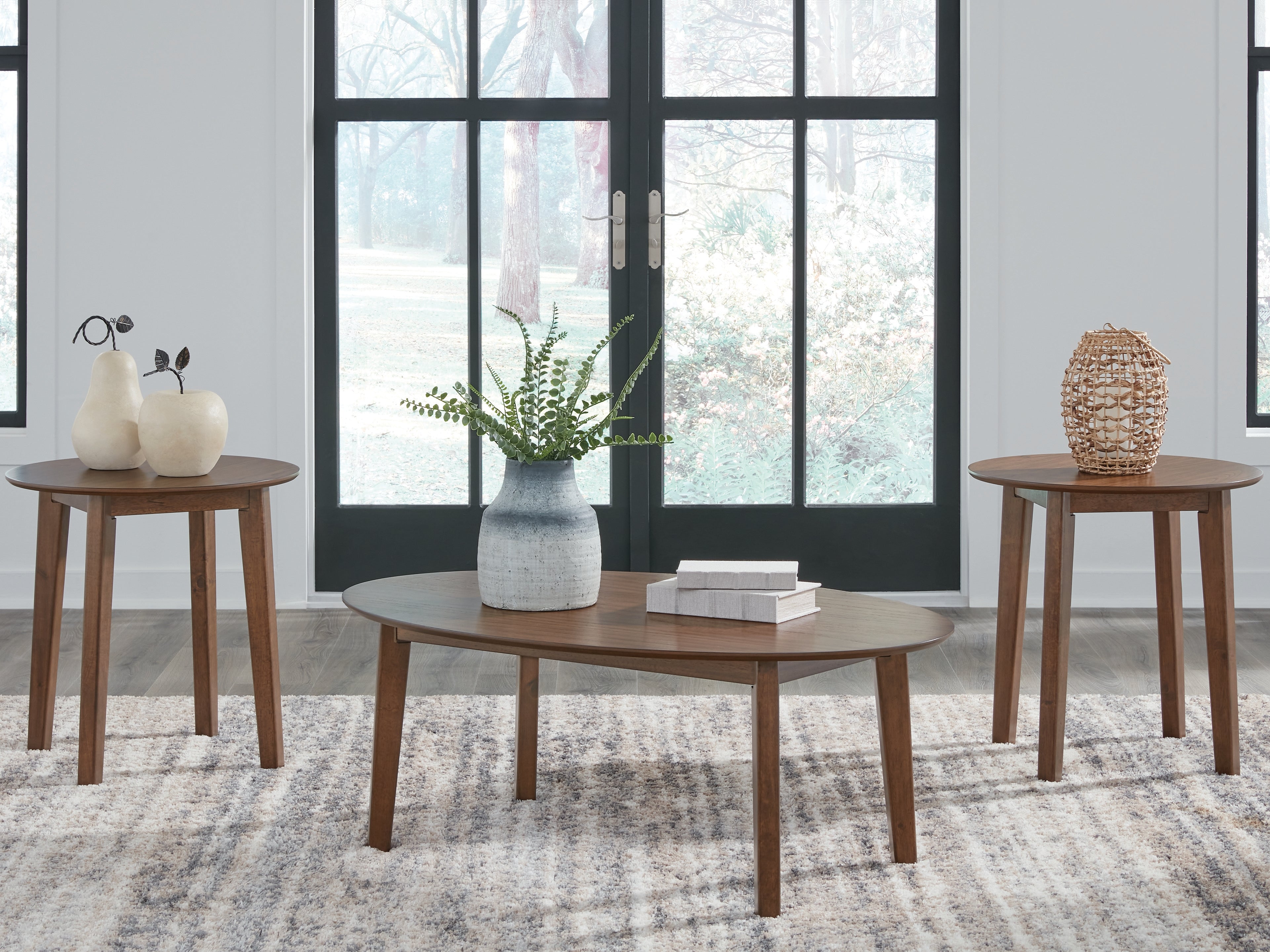 Family Deals Furniture - Ashley Furniture - Gordonay Table (Set of 3) - Occasional Table Set (3/CN) / Brown - T155-13