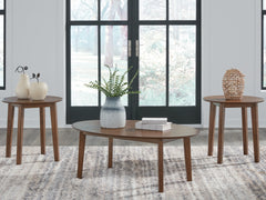 Family Deals Furniture - Ashley Furniture - Gordonay Table (Set of 3) - Occasional Table Set (3/CN) / Brown - T155-13