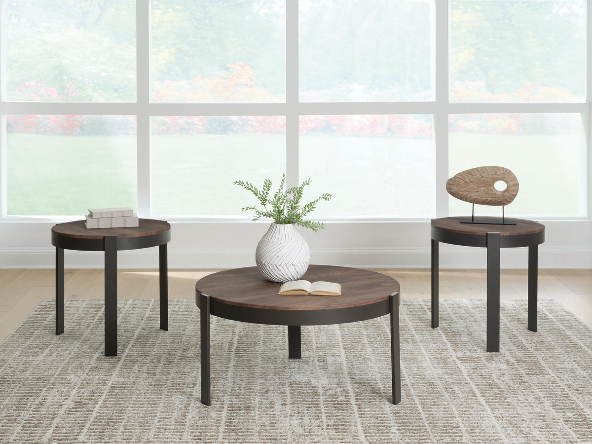 Family Deals Furniture - Ashley Furniture - Horizon Hills Table (Set of 3) - Occasional Table Set (3/CN) - T186-13