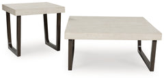 Family Deals Furniture - Ashley Furniture - Westenfort Table (Set of 2) - Occasional Table Set (Set of 2) / Espresso/Gray - T202-12
