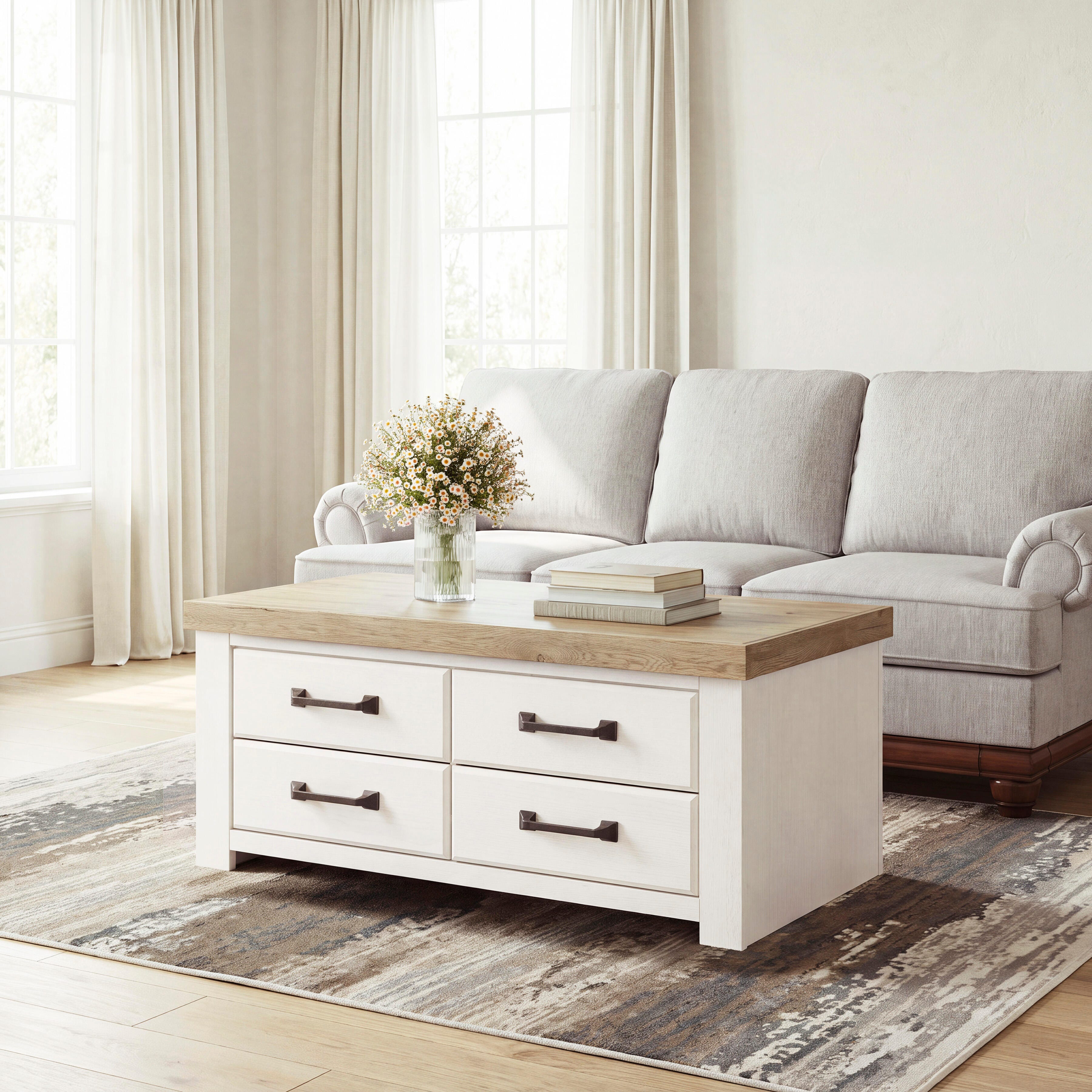 Family Deals Furniture - Ashley Furniture - Savonport Coffee Table - Rectangular Cocktail Table - T4615-1
