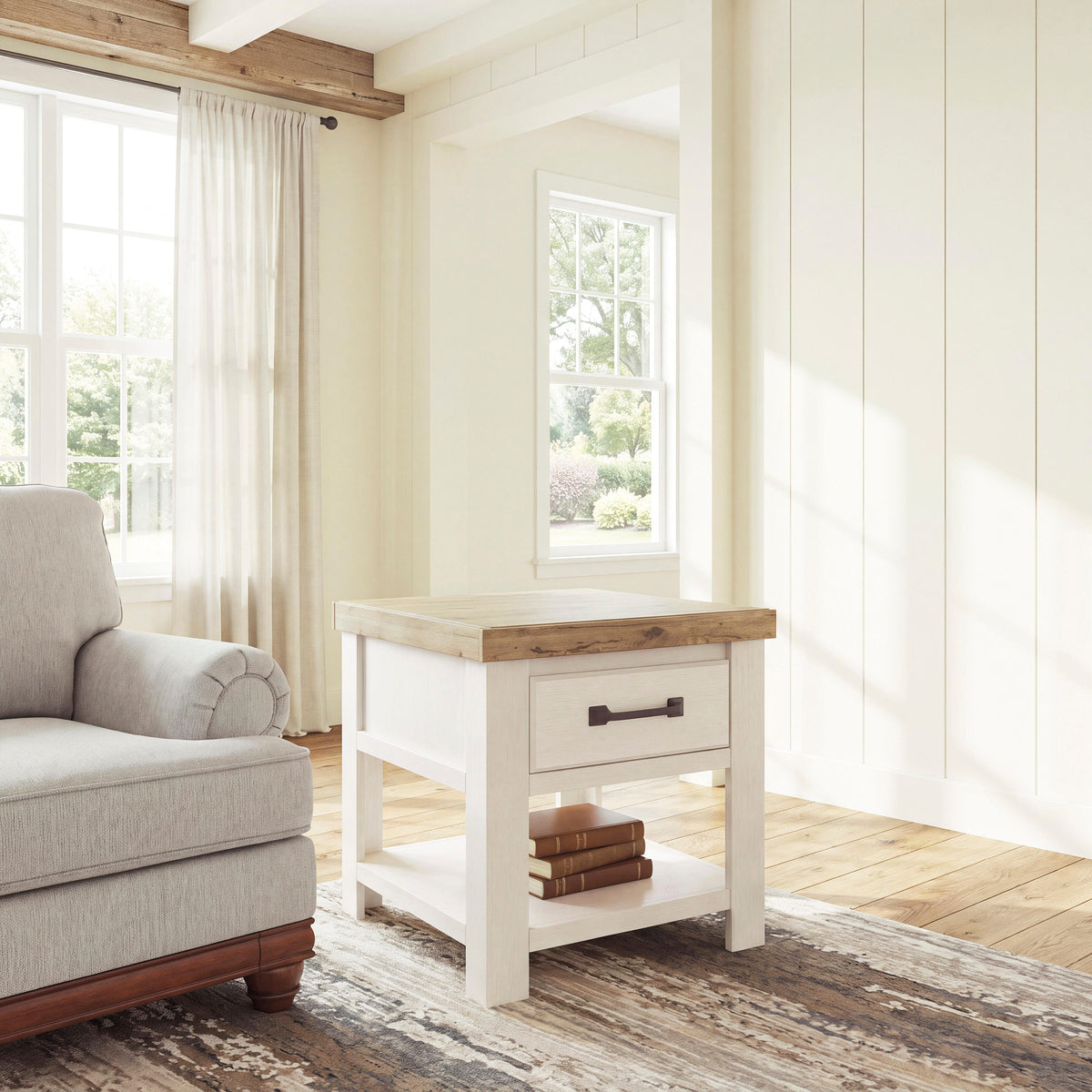 Family Deals Furniture - Ashley Furniture - Savonport End Table - Rectangular End Table - T4615-3