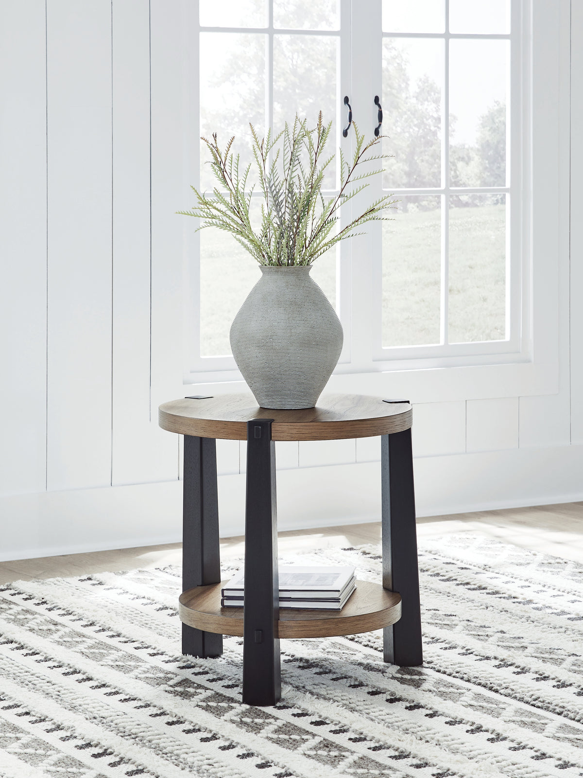 Family Deals Furniture - Ashley Furniture - Ridgester End Table - Round End Table - T518-6